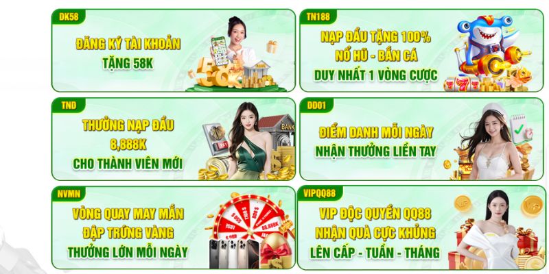 Khuyến mãi qq88 hot nhất hiện nay